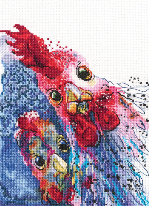 Roasted chicken with potatoes?! M658 Counted Cross Stitch Kit - Wizardi