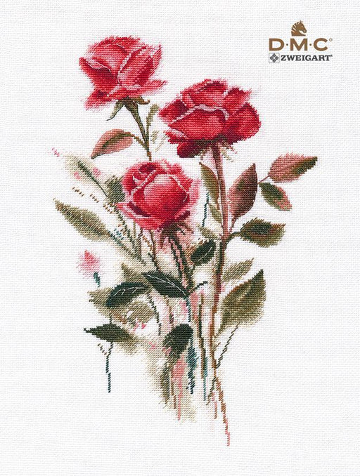 Roses 1392 Counted Cross Stitch Kit - Wizardi