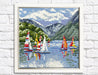 Sailing Ships CS2623 7.9 x 7.9 inches Crafting Spark Diamond Painting Kit - Wizardi