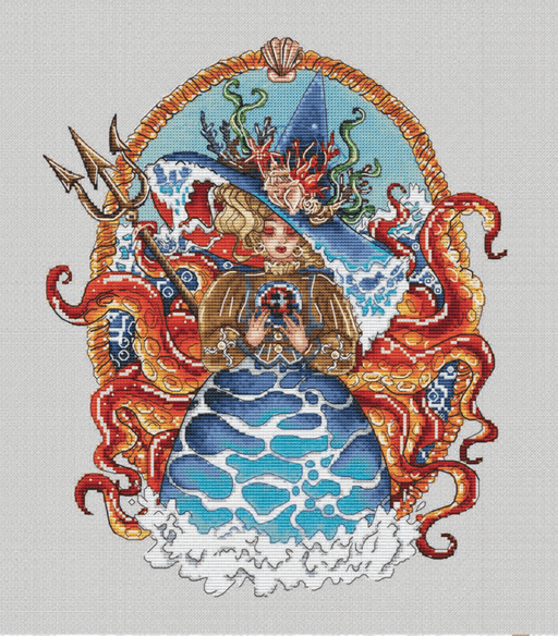 Sea Witch - PDF Cross Stitch Pattern - Wizardi