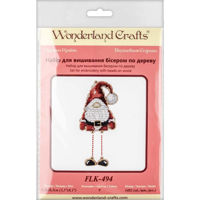 Set for embroidery with beads on wood FLK-494 - Wizardi