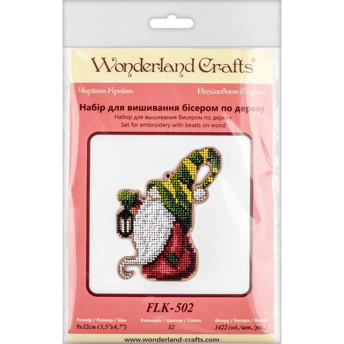Set for embroidery with beads on wood FLK-502 - Wizardi