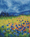 Skyblue cornflowers M625 Counted Cross Stitch Kit - Wizardi