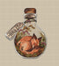 Sleeping Fox Cub - PDF Cross Stitch Pattern - Wizardi