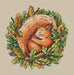 Sleeping Squirrel - PDF Cross Stitch Pattern - Wizardi