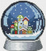 Snow Globe 2 - PDF Cross Stitch Pattern - Wizardi