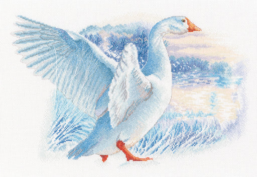 Snow goose M855 Counted Cross Stitch Kit - Wizardi