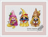 Snow White Dwarfs - PDF Cross Stitch Pattern - Wizardi