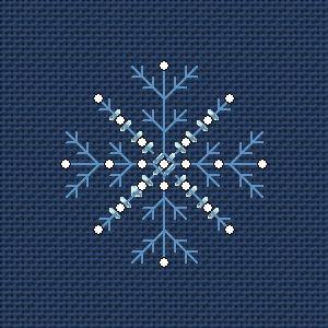 Snowdrop - PDF Free Cross Stitch Pattern - Wizardi
