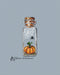 Spider with Pumpkin Bottle on Plastic Canvas - Kitten PDF Counted Cross Stitch Pattern - Wizardi