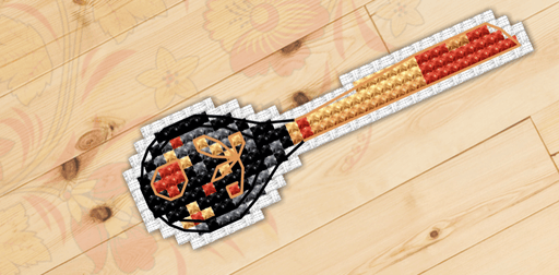 Spoon Plastic Canvas Counted Cross Stitch Pattern - Free for Subscribers - Wizardi