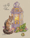 Squirrel with the Lamp. July. Calendar Series - PDF Cross Stitch Pattern - Wizardi