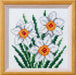 Stamped Cross stitch kit "Daffodils" 7513 - Wizardi