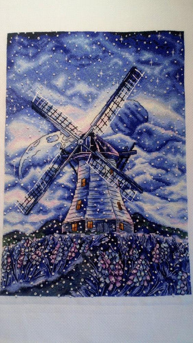 Star Mill - PDF Cross Stitch Pattern - Wizardi