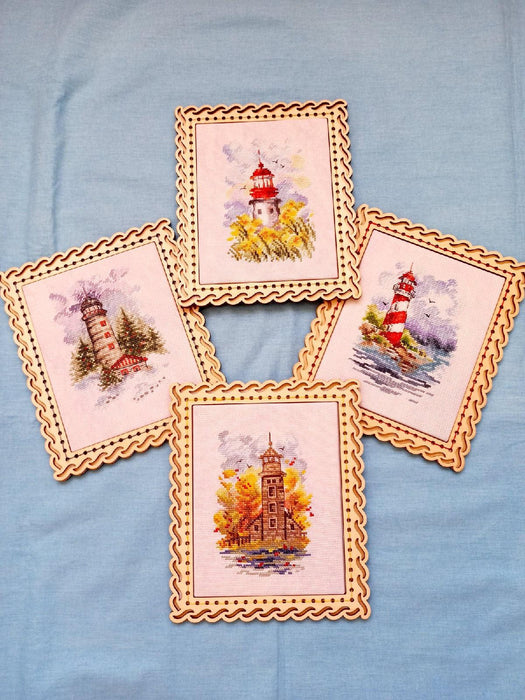 Summer Lighthouse - PDF Cross Stitch Pattern - Wizardi