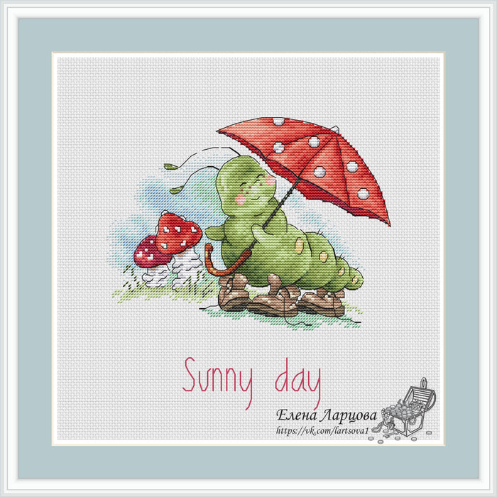 Sunny Day - PDF Cross Stitch Pattern - Wizardi