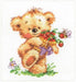 Sweet tooth Teddy Bear 0-71 Counted Cross-Stitch Kit - Wizardi
