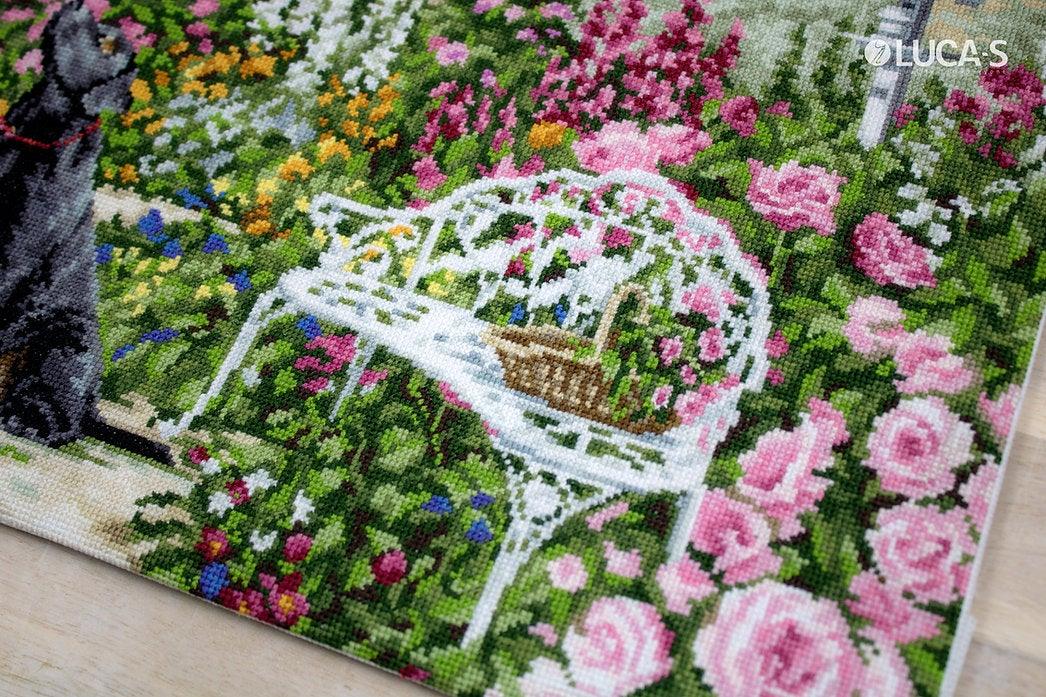 The Cottage Garden B2377L Counted Cross-Stitch Kit - Wizardi