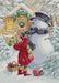 The Girl With G BU5018L Counted Cross-Stitch Kit - Wizardi