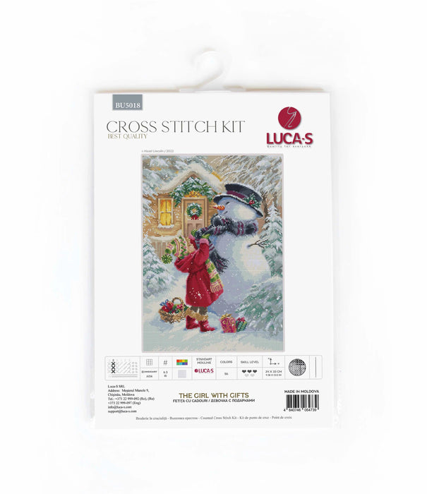 The Girl With G BU5018L Counted Cross-Stitch Kit - Wizardi