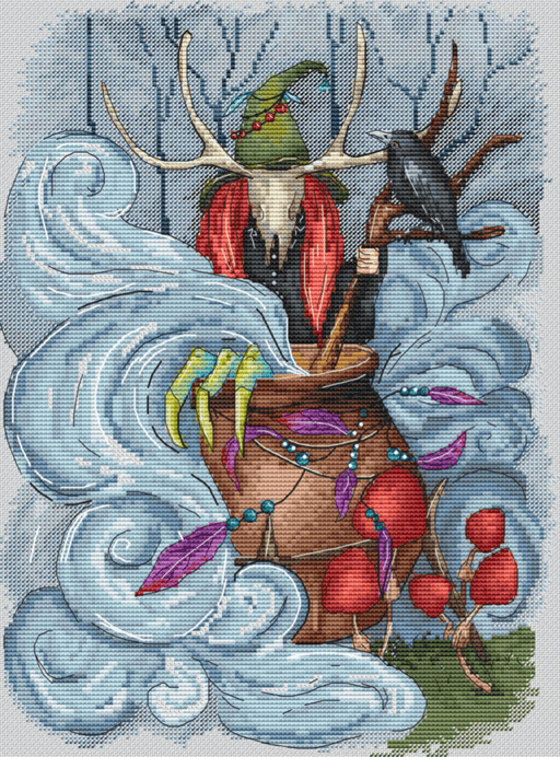 The Spirit of the Forest - PDF Cross Stitch Pattern - Wizardi