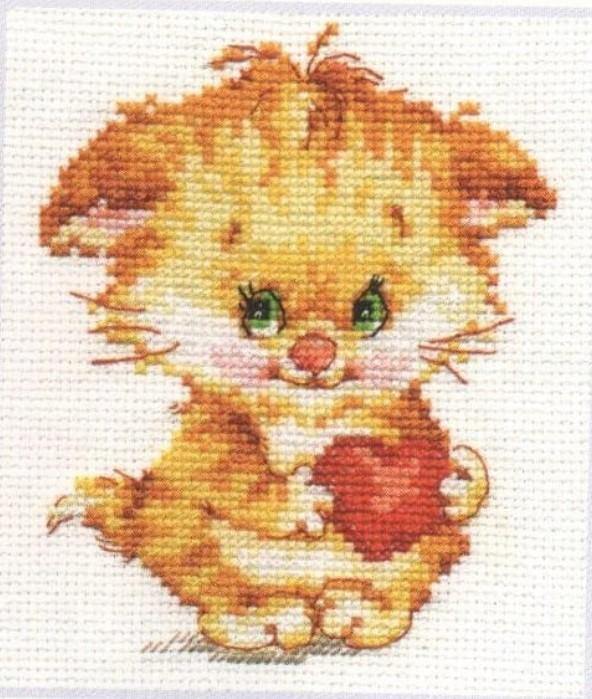 There are no words to tell about my love... 0-98 Counted Cross-Stitch Kit - Wizardi