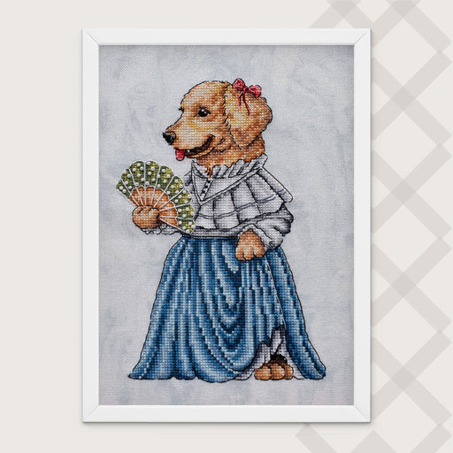 Vintage Animals. Dog - PDF Counted Cross Stitch Pattern - Wizardi