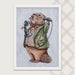 Vintage Animals. Marmot - PDF Counted Cross Stitch Pattern - Wizardi