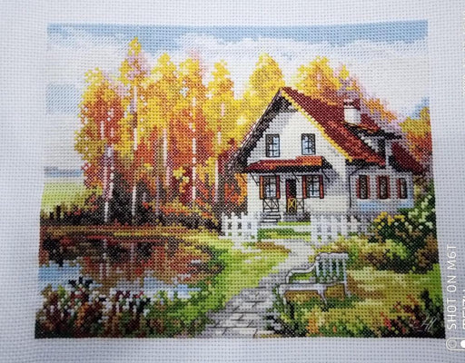Visit to the Autumn 3-14 Counted Cross-Stitch Kit - Wizardi