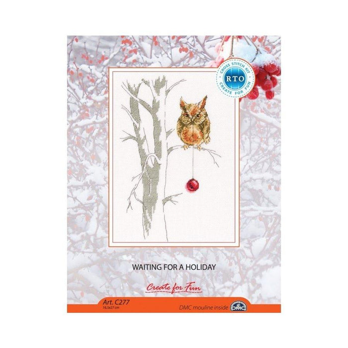 Waiting for a holiday C277 Counted Cross Stitch Kit - Wizardi