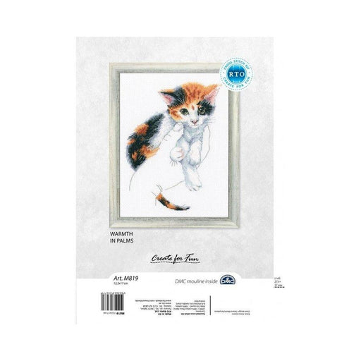 Warmth in palms M819 Counted Cross Stitch Kit - Wizardi