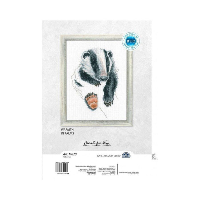 Warmth in palms M820 Counted Cross Stitch Kit - Wizardi