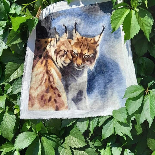Wild cat Lynxes - PDF Counted Cross Stitch Pattern - Wizardi