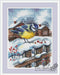 Winter Guest. Bullfinch - PDF Cross Stitch Pattern - Wizardi