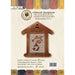 Winter Lanterns Cross-Stitch Kit with Wooden Frame DI-24 - Wizardi