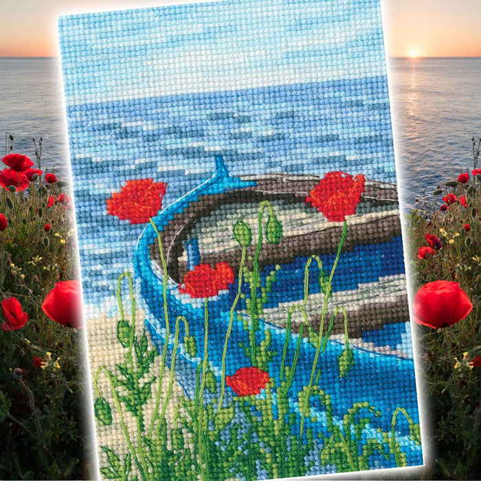 With the flavour of salt, wind and sun C337 Counted Cross Stitch Kit - Wizardi