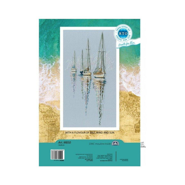 With the flavour of salt, wind and sun M850 Counted Cross Stitch Kit - Wizardi