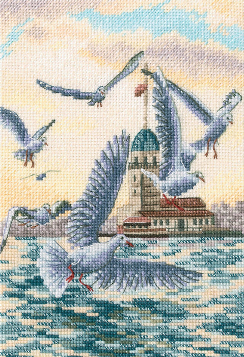 With the flavour of salt, wind and sun M851 Counted Cross Stitch Kit - Wizardi