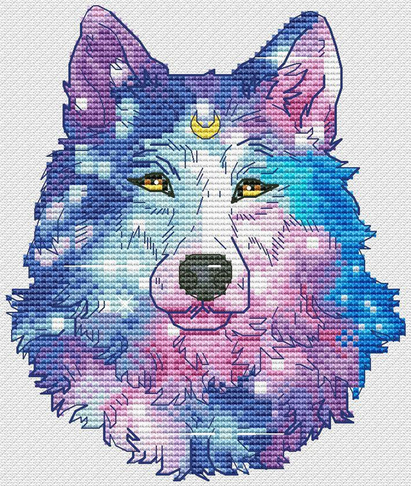 Wolf 4 - PDF Cross Stitch Pattern - Wizardi