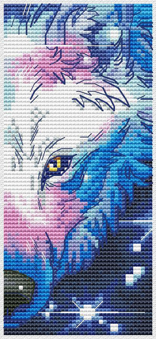 Wolf 5 - PDF Cross Stitch Pattern - Wizardi