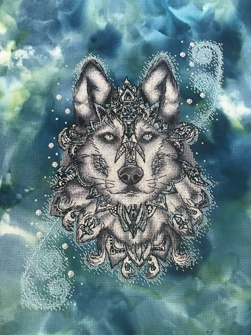 Wolf - PDF Cross Stitch Pattern - Wizardi