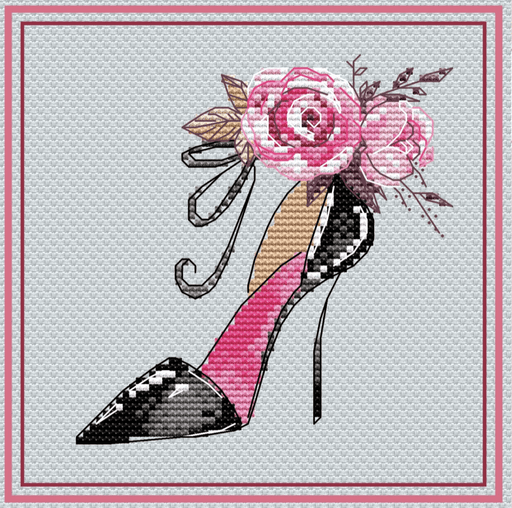 Women's Grace Counted Cross Stitch Chart - Free Pattern for Subscribers - Wizardi