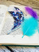 Wreath of feathers - PDF Counted Cross Stitch Pattern - Wizardi